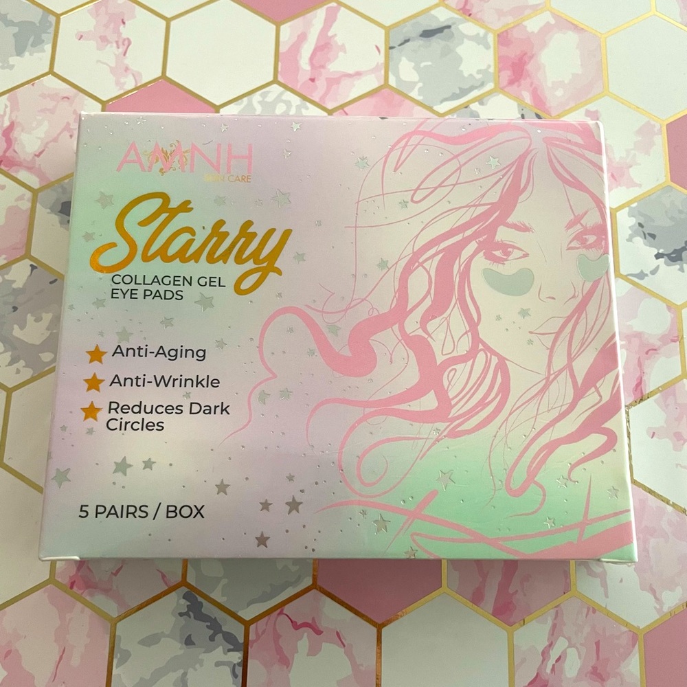 2/$25 AMNH SKINCARE Starry Collagen Gel Eye Pads